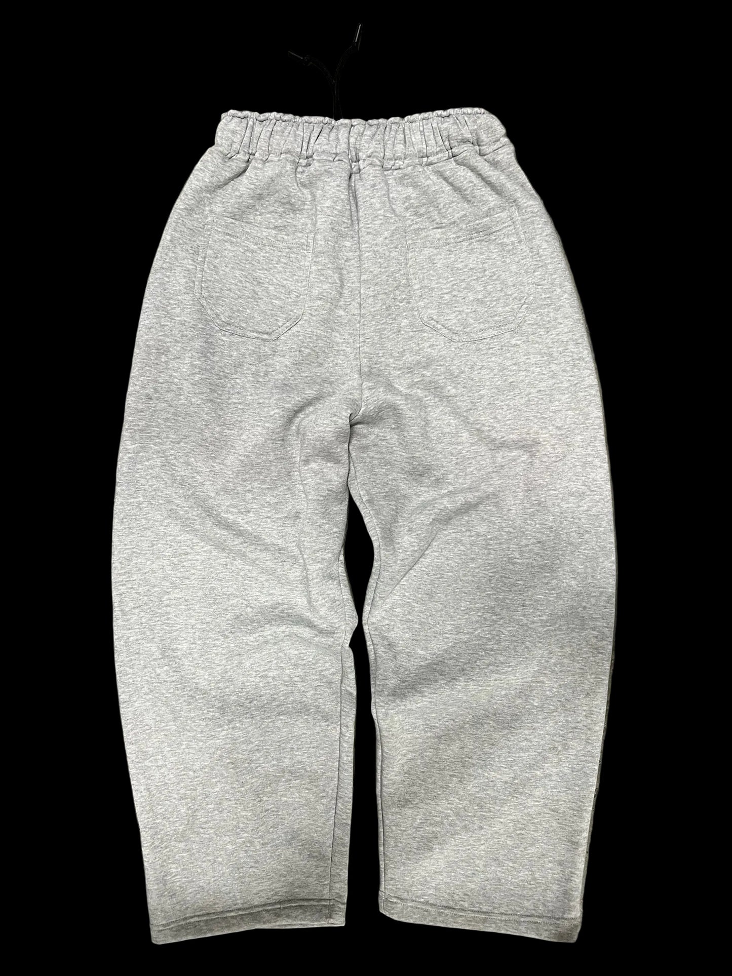 GREY STRIPED SWEATPANTS