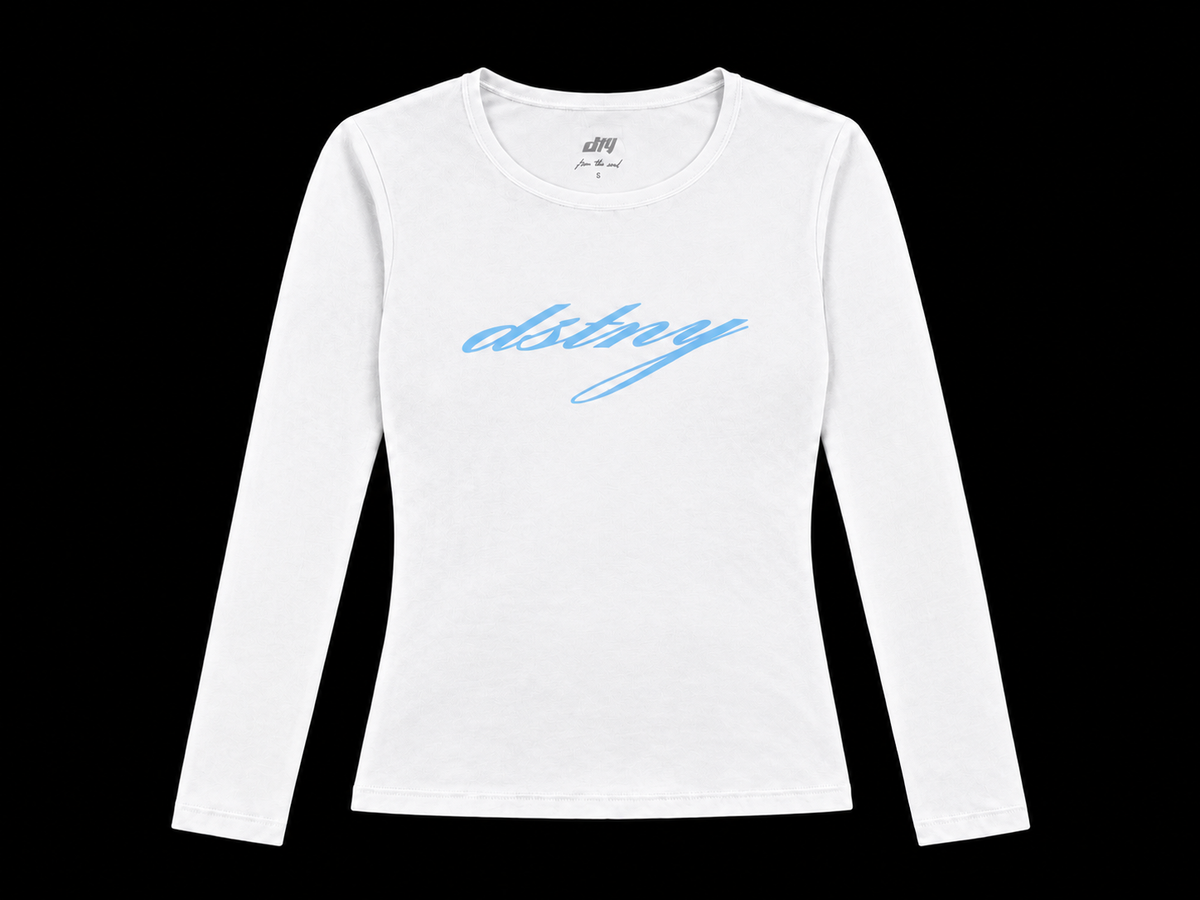 WHITE DSTNY FITTED TOP