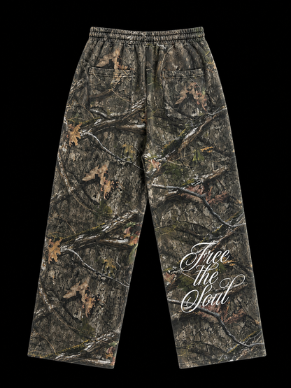V2 JUNGLE PRINT SWEATPANTS