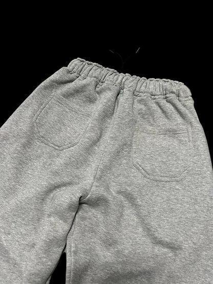 GREY STRIPED SWEATPANTS