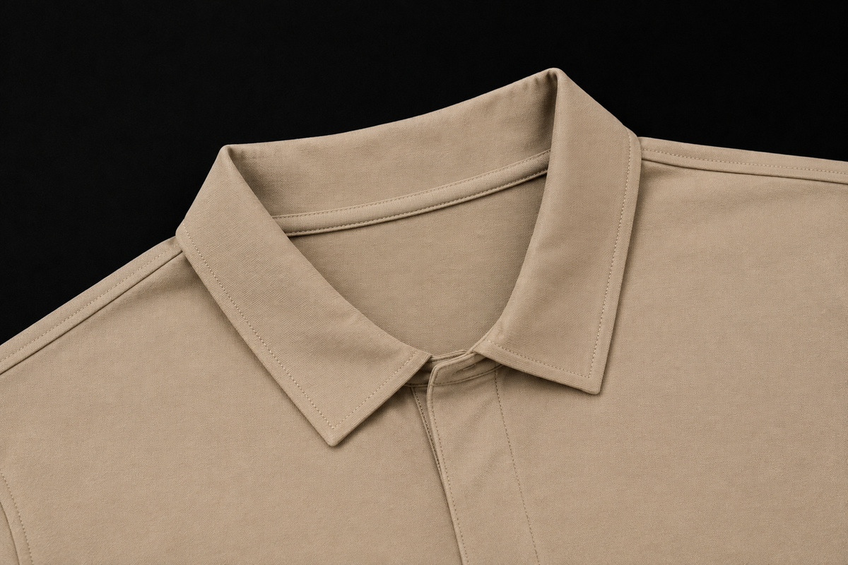BEIGE FITTED POLO