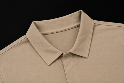 BEIGE FITTED POLO