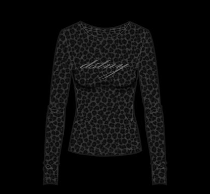 CHEETAH PRINT FITTED TOP