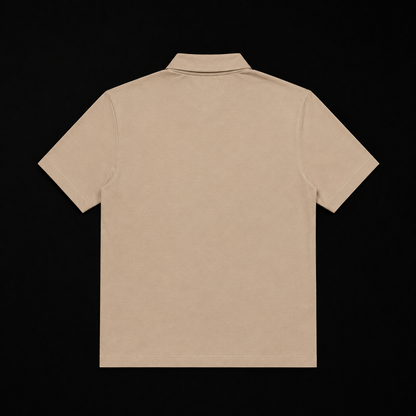 BEIGE FITTED POLO