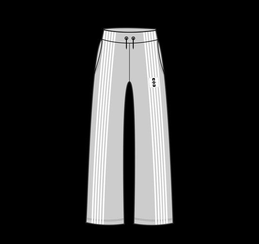GREY STRIPED SWEATPANTS