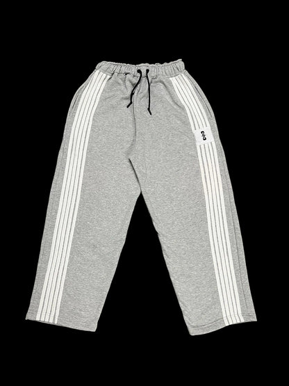 GREY STRIPED SWEATPANTS