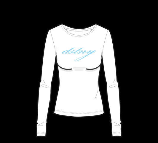 WHITE DSTNY FITTED TOP