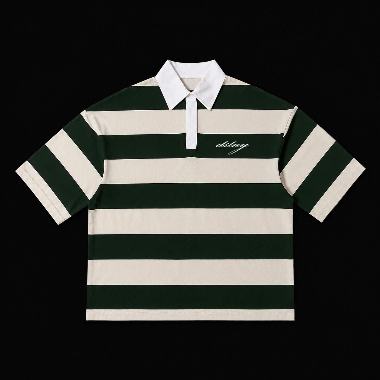 BOXY POLO GREEN