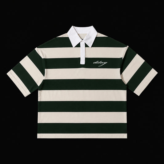 BOXY POLO GREEN