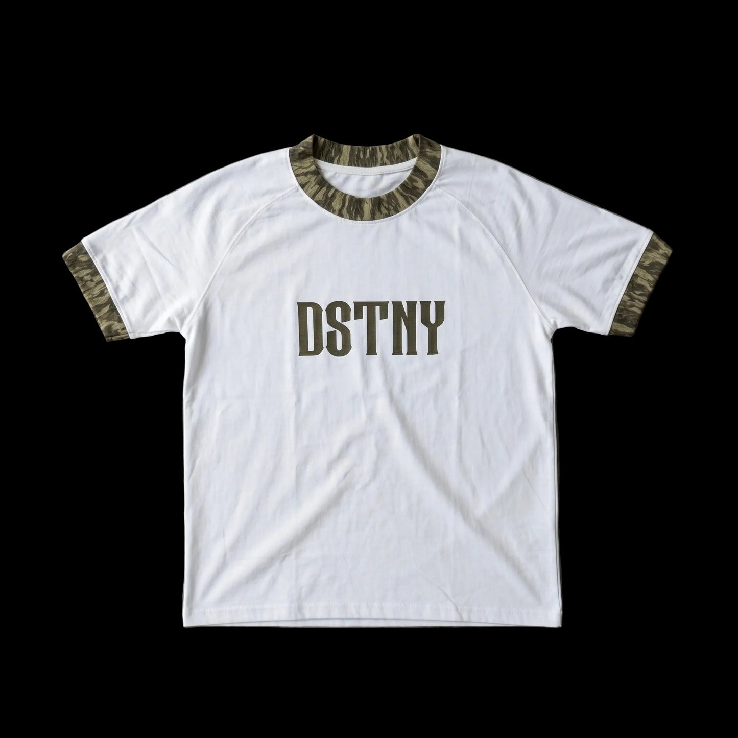 CAMO RINGER TEE