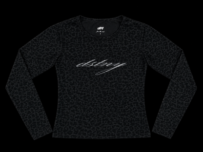 CHEETAH PRINT FITTED TOP
