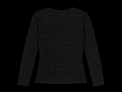 CHEETAH PRINT FITTED TOP