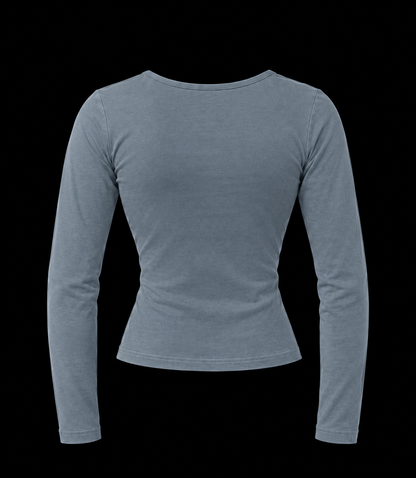 STEEL GREY WIDE NECK