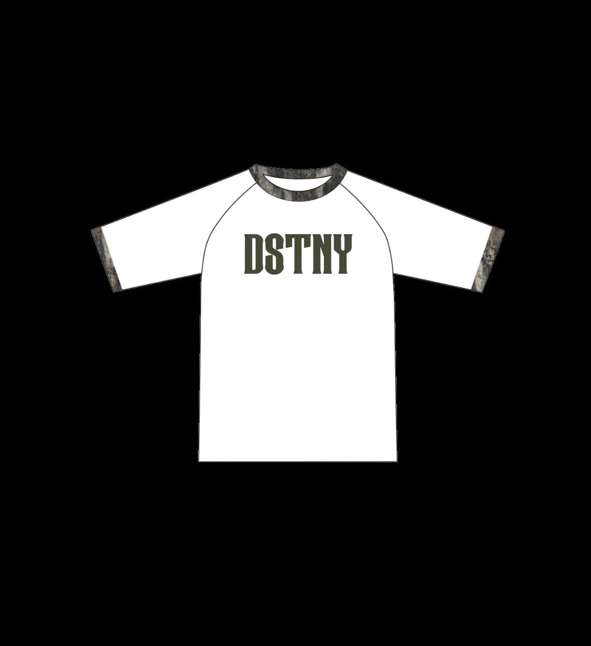 CAMO RINGER TEE